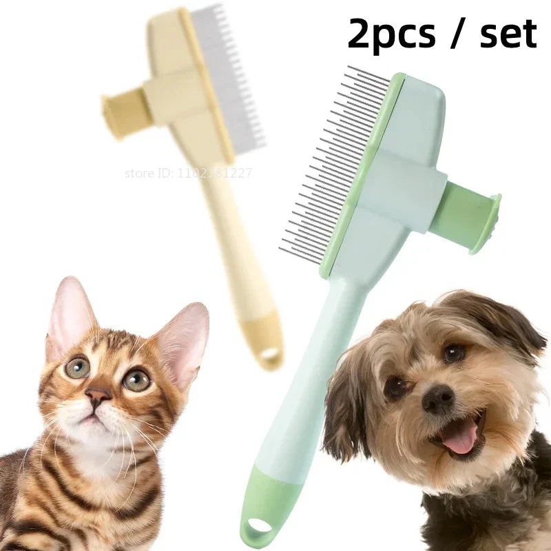Pet Hair Remover Kit Multifunction Dog Steamy Brush Massager