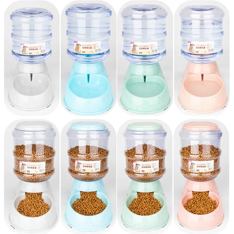 Large Capacity Pet Feeder Bowls Small Dog Food Bowl Automatic