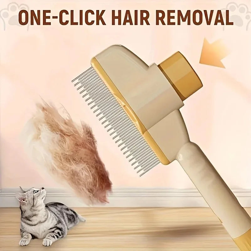 Pet Hair Remover Kit Multifunction Dog Steamy Brush Massager