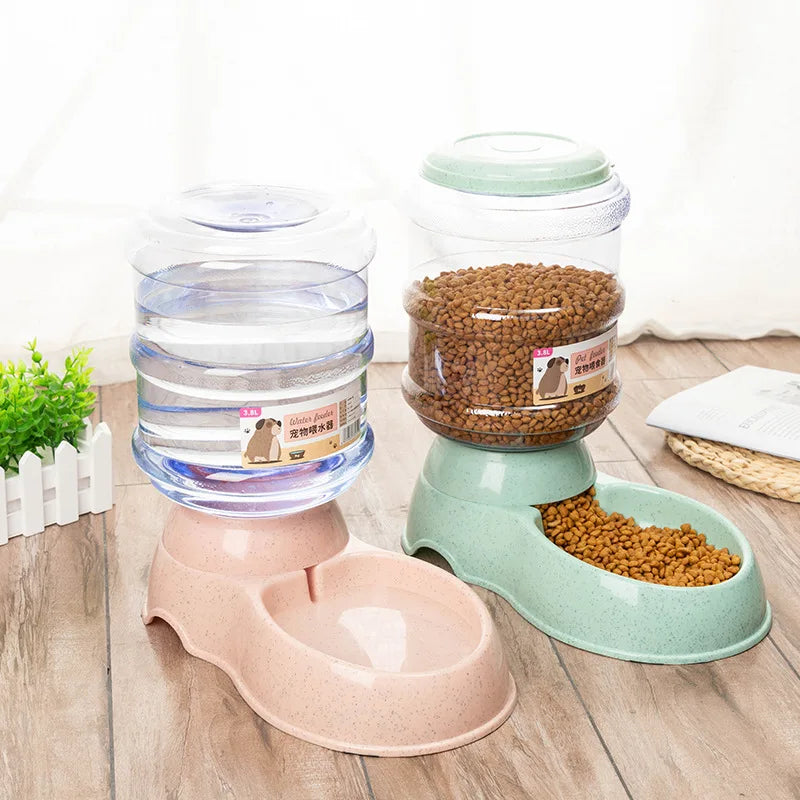 Large Capacity Pet Feeder Bowls Small Dog Food Bowl Automatic