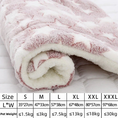 Flannel Pet Mat Dog Bed Cat Bed Thicken Sleeping Mat Dog Blanket