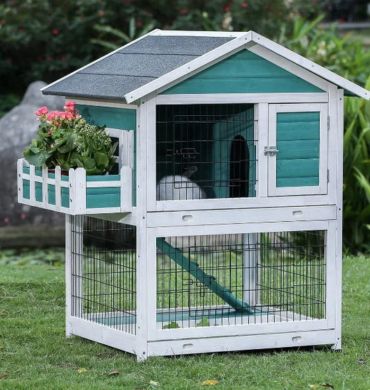 House Cage Outdoor Guinea Pig Cage On Wheels Bunny Cage