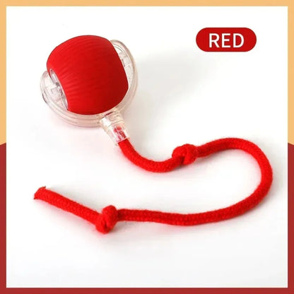 New Cat Interactive Ball Toy Automatic Rolling Ball Faux Tail