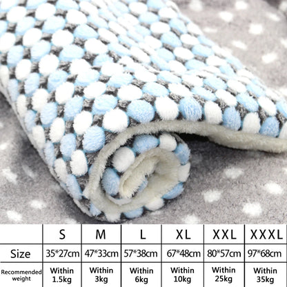 Flannel Pet Mat Dog Bed Cat Bed Thicken Sleeping Mat Dog Blanket