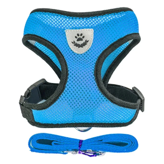 Cat Harness Vest Walking Lead Leash For Puppy Dogs