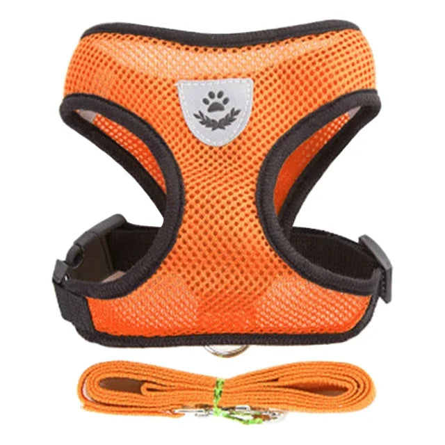 Cat Harness Vest Walking Lead Leash For Puppy Dogs