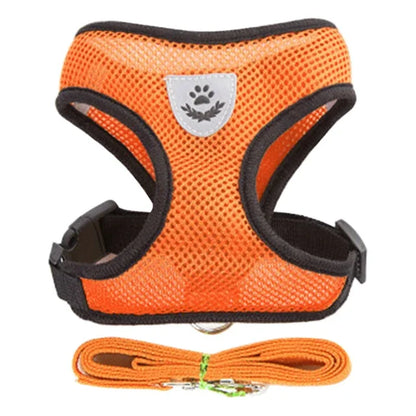 Cat Harness Vest Walking Lead Leash For Puppy Dogs