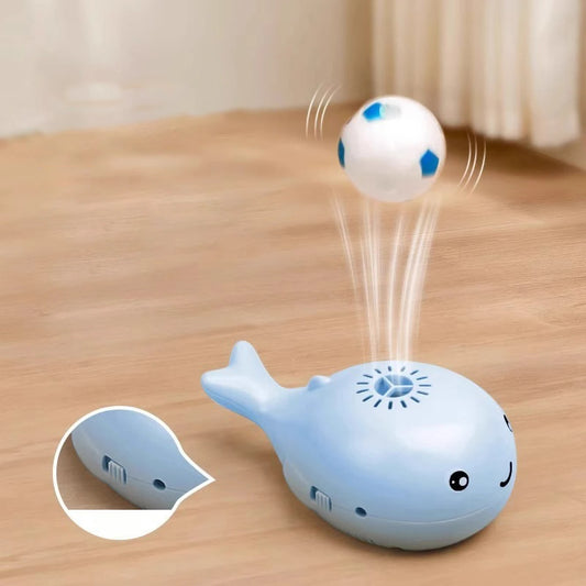Cat Toys Electric Jet Floating Ball Cat Toy Whale Shaped Cat Toy