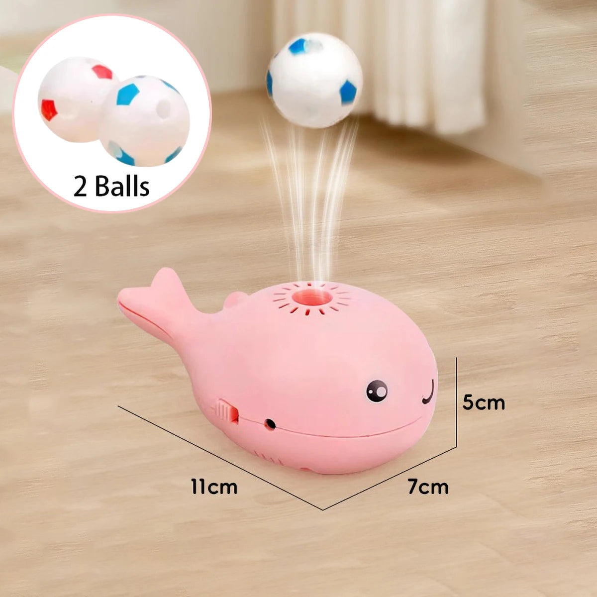 Cat Toys Electric Jet Floating Ball Cat Toy Whale Shaped Cat Toy