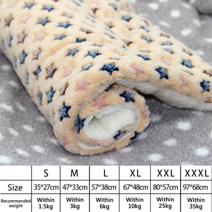 Flannel Pet Mat Dog Bed Cat Bed Thicken Sleeping Mat Dog Blanket
