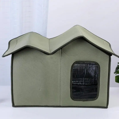 Cat Outdoor House Large Insulated Cat Shelter Waterproof
