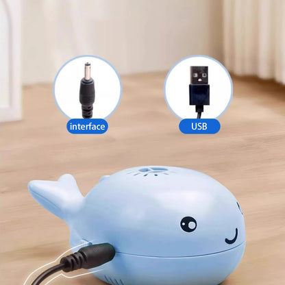 Cat Toys Electric Jet Floating Ball Cat Toy Whale Shaped Cat Toy