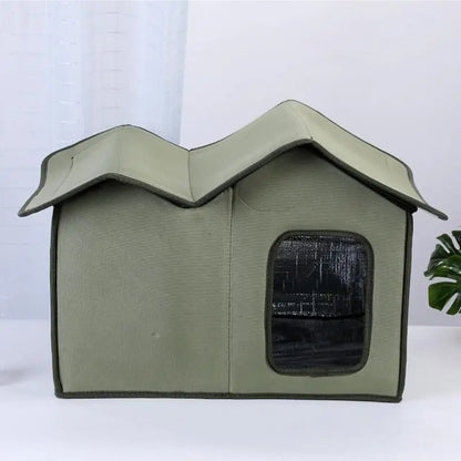 Cat Outdoor House Large Insulated Cat Shelter Waterproof