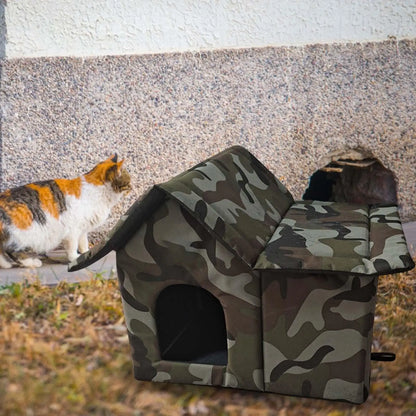 Pet Shelter Waterproof Four Seasons Outdoor Cat House Winter