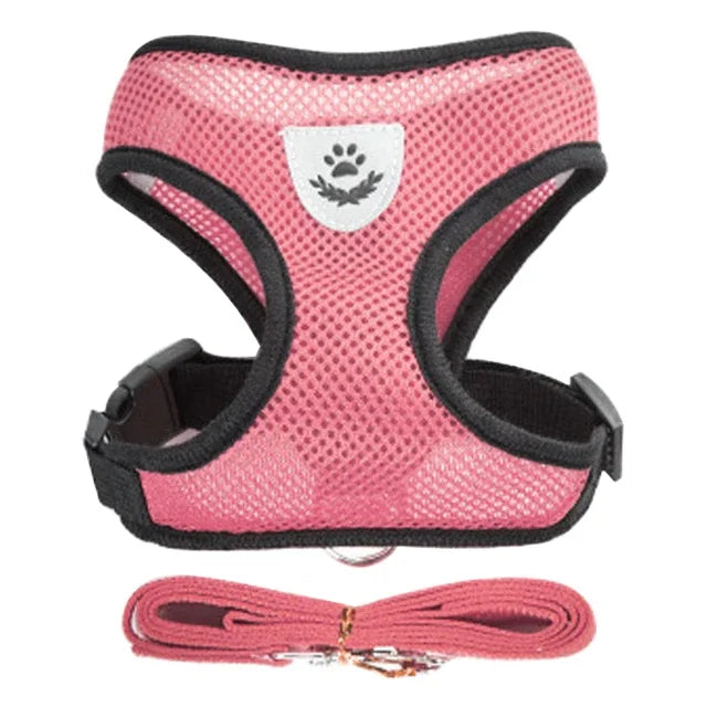 Cat Harness Vest Walking Lead Leash For Puppy Dogs