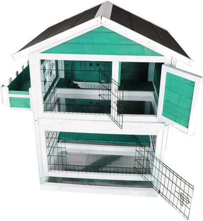 House Cage Outdoor Guinea Pig Cage On Wheels Bunny Cage