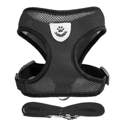 Cat Harness Vest Walking Lead Leash For Puppy Dogs