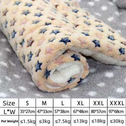 Flannel Pet Mat Dog Bed Cat Bed Thicken Sleeping Mat Dog Blanket