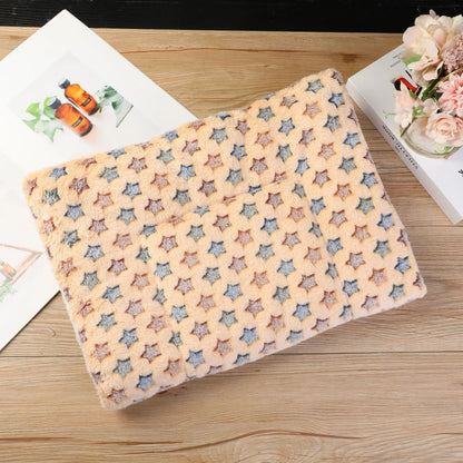 Flannel Pet Mat Dog Bed Cat Bed Thicken Sleeping Mat Dog Blanket